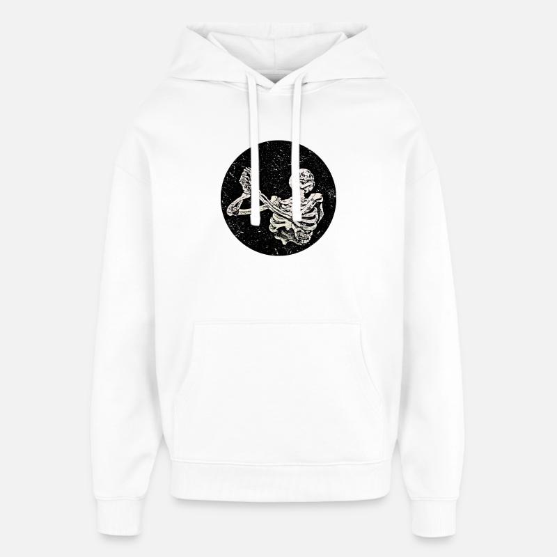 Mort - Sweat à capuche unisexe Stanley/Stella Oversized - blanc