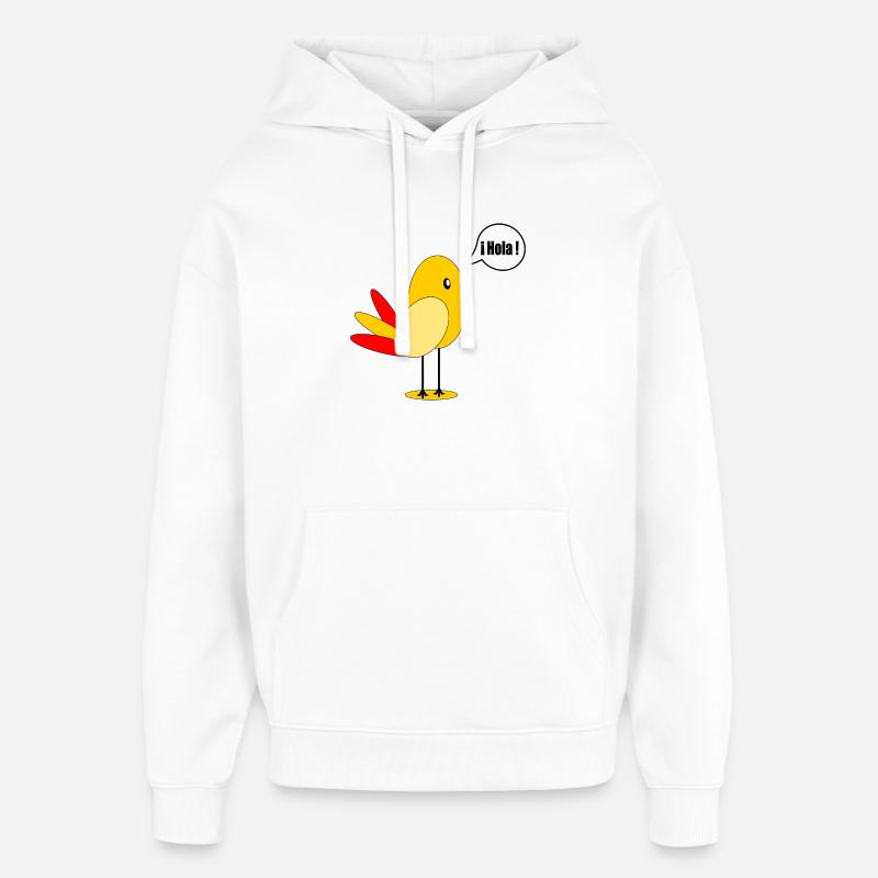 SPANIEN LÄNDERFAHNE SPANISCH VOGEL - Oversized Unisex Hoodie von Stanley/Stella - Weiß