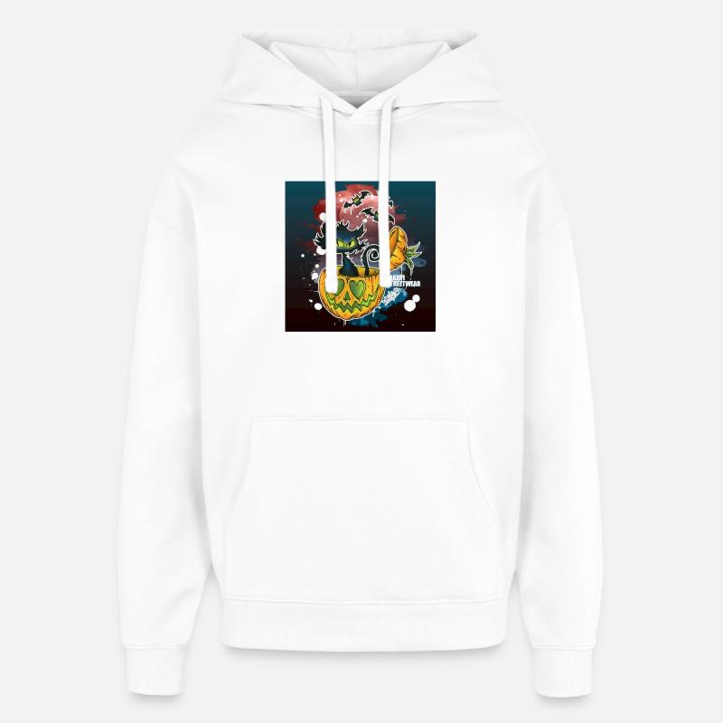 El Gaucho dans une citrouille - Sweat à capuche unisexe Stanley/Stella Oversized - blanc