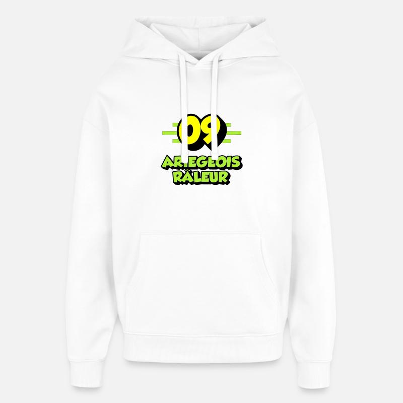 Ariégeois râleur - Sweat à capuche unisexe Stanley/Stella Oversized - blanc