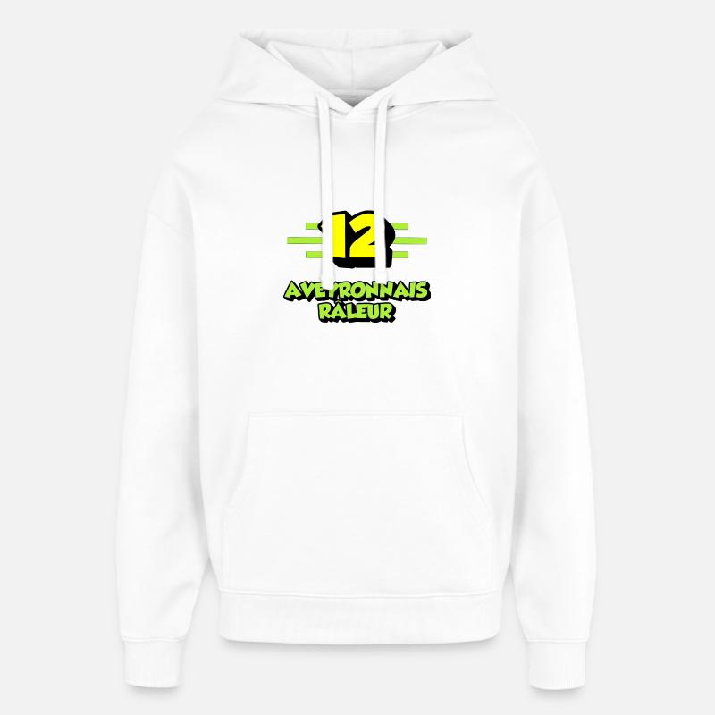 Beschwerde Aveyron - Oversized Unisex Hoodie von Stanley/Stella - Weiß