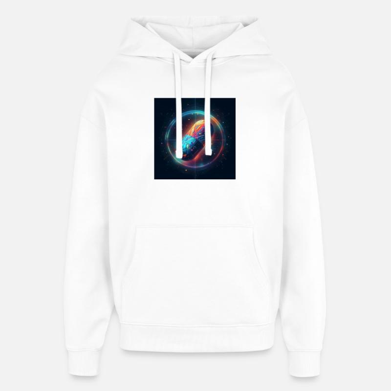 Pilule 1 - Sweat à capuche unisexe Stanley/Stella Oversized - blanc