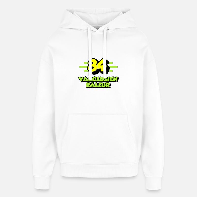 Vauclusien râleur - Sweat à capuche unisexe Stanley/Stella Oversized - blanc