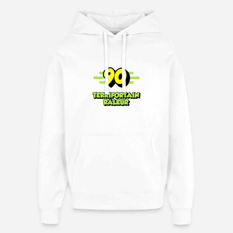 Terrifortain râleur - Sweat à capuche unisexe Stanley/Stella Oversized - blanc
