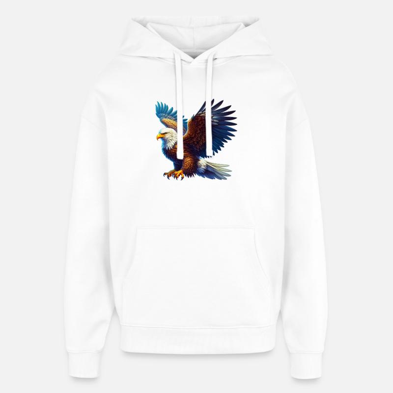 Aigle - Sweat à capuche unisexe Stanley/Stella Oversized - blanc