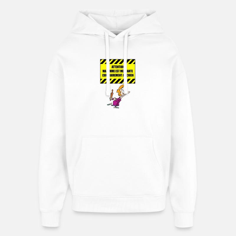 Femme méchante - Sweat à capuche unisexe Stanley/Stella Oversized - blanc