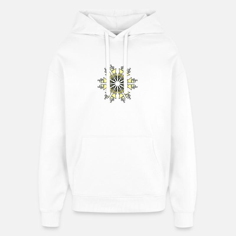 Ornement - Sweat à capuche unisexe Stanley/Stella Oversized - blanc