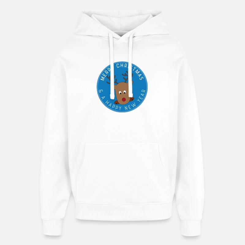 Cadeaux amusants pour Noël - Sweat à capuche unisexe Stanley/Stella Oversized - blanc