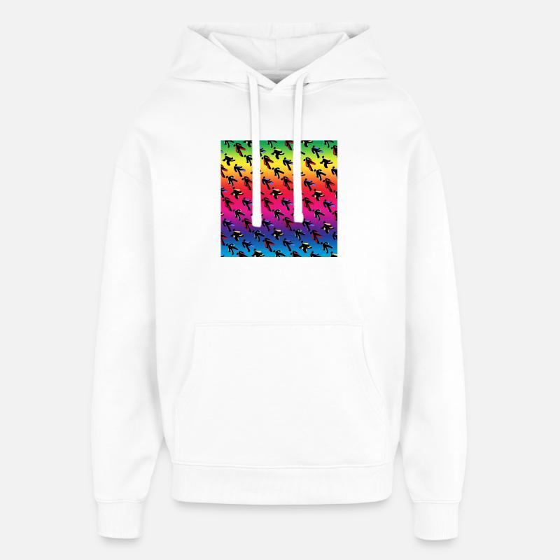 Danseurs - Sweat à capuche unisexe Stanley/Stella Oversized - blanc