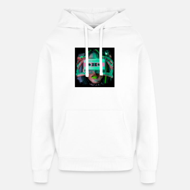 Dance with the Devil - Oversized Unisex Hoodie von Stanley/Stella - Weiß