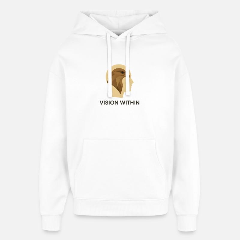 Vision Within - Oversized Unisex Hoodie von Stanley/Stella - Weiß
