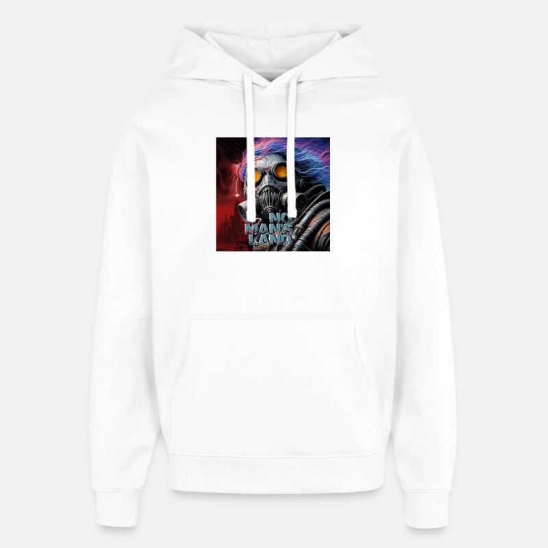 Mutant Cyberpunk - Sweat à capuche unisexe Stanley/Stella Oversized - blanc