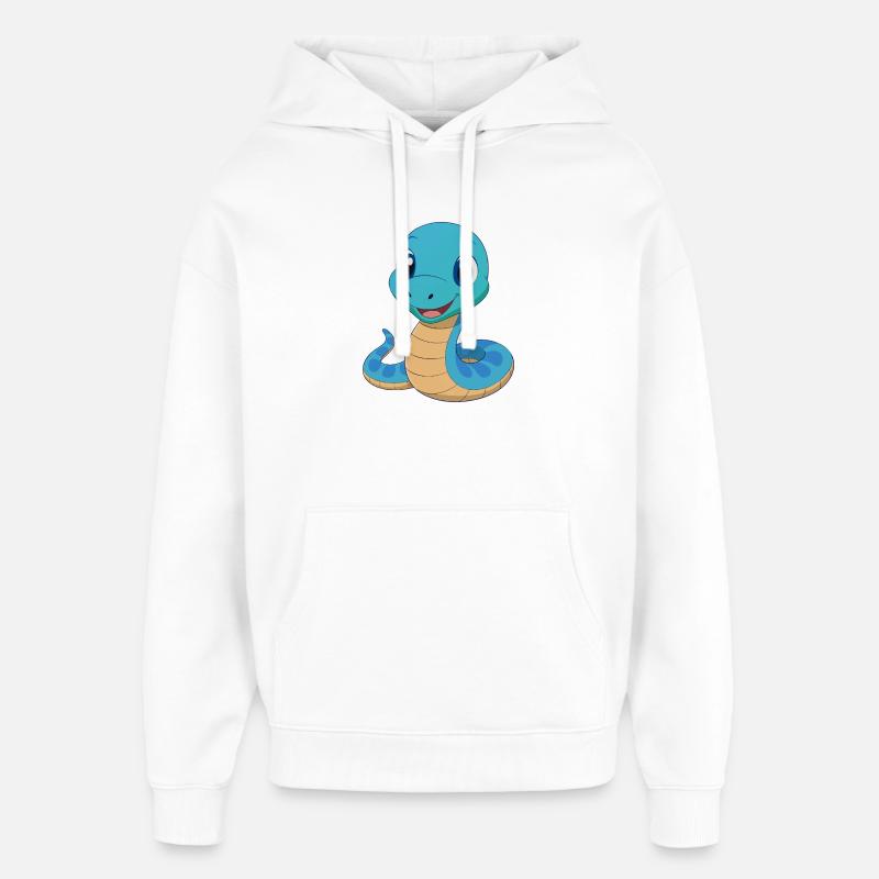 Bébé serpent boa - Sweat à capuche unisexe Stanley/Stella Oversized - blanc