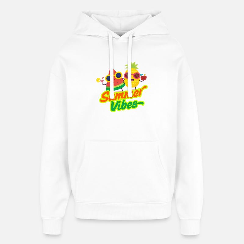 Summer Vipes - Sweat à capuche unisexe Stanley/Stella Oversized - blanc