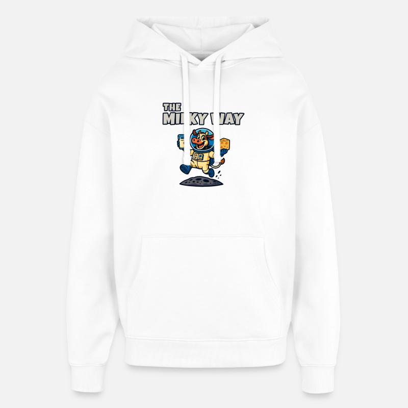 La Voie lactée - Ko Astronaut - Sweat à capuche unisexe Stanley/Stella Oversized - blanc