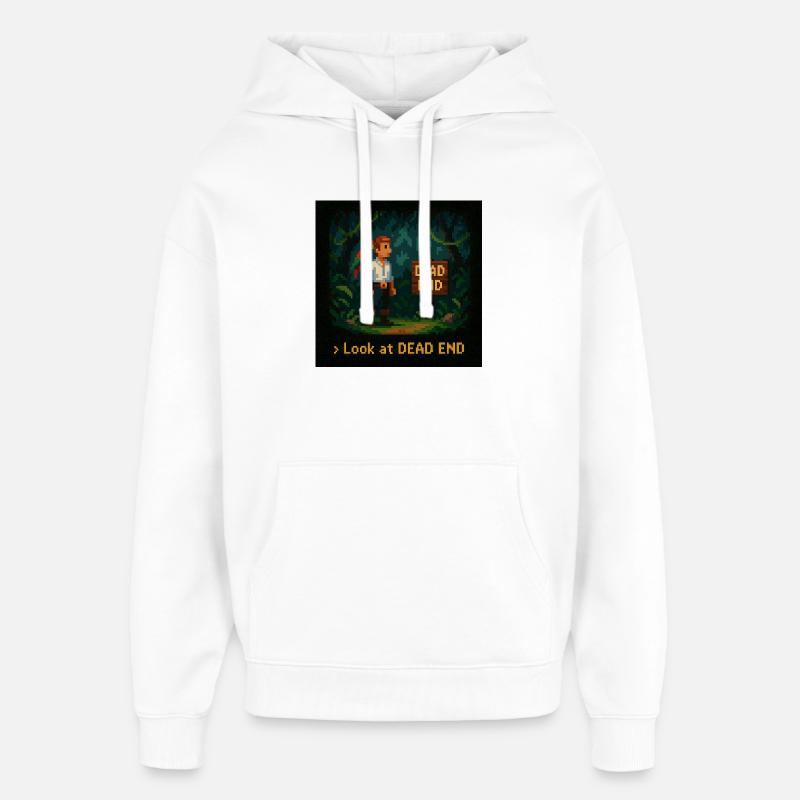 Look at Dead End - Oversized Unisex Hoodie von Stanley/Stella - Weiß