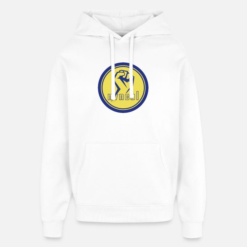 Invincible 04 - Sweat à capuche unisexe Stanley/Stella Oversized - blanc