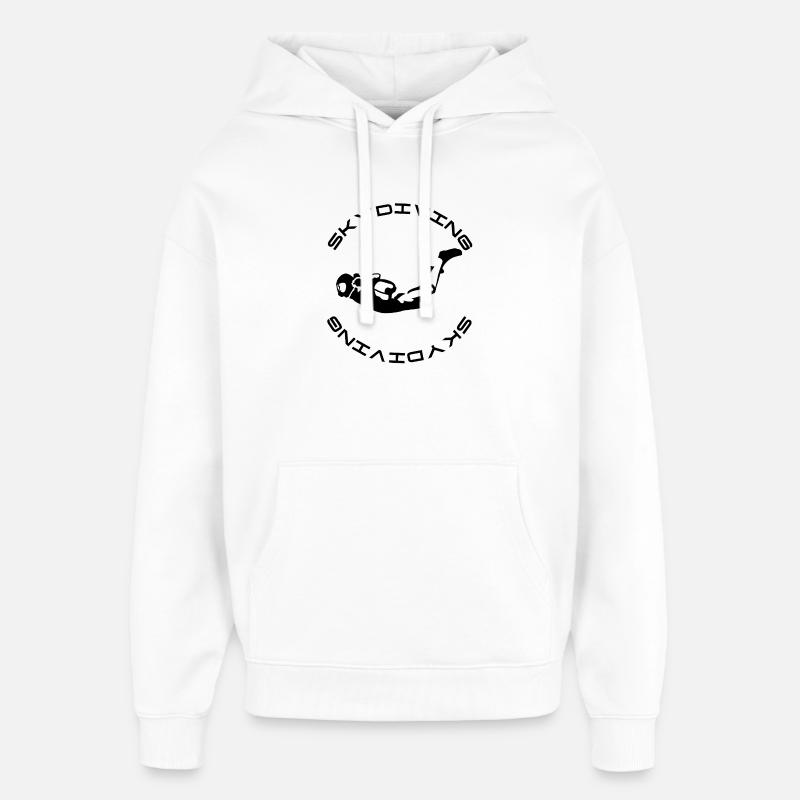 Parachutiste - Sweat à capuche unisexe Stanley/Stella Oversized - blanc