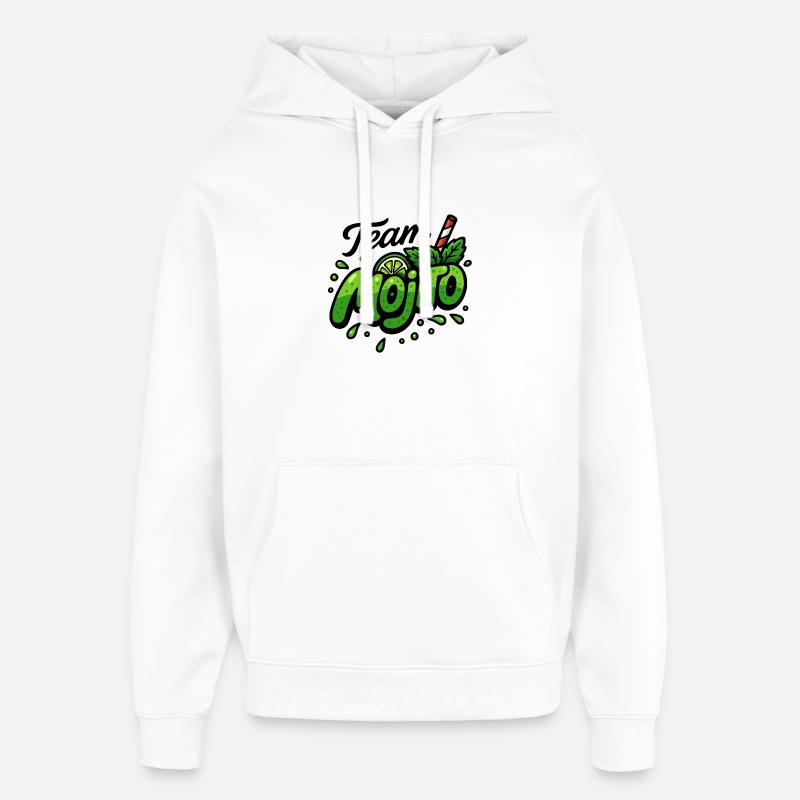 Team Mojito - Oversized Unisex Hoodie von Stanley/Stella - Weiß