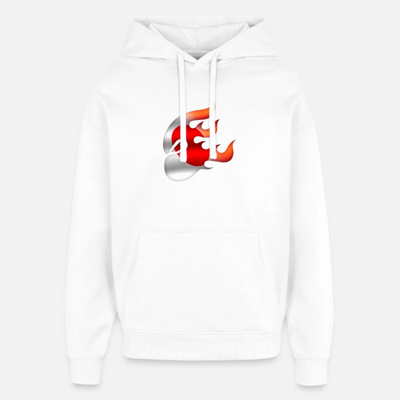 Drapeau du Japon - Japon - Ninja - Sweat à capuche unisexe Stanley/Stella Oversized - blanc