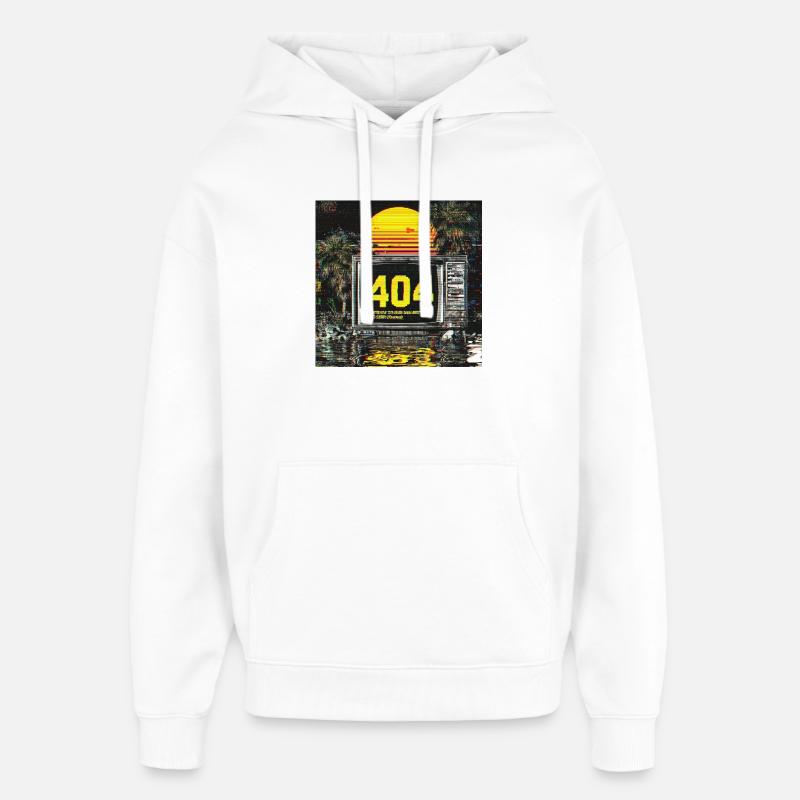 Error 404 – Motivation not found - Oversized Unisex Hoodie von Stanley/Stella - Weiß