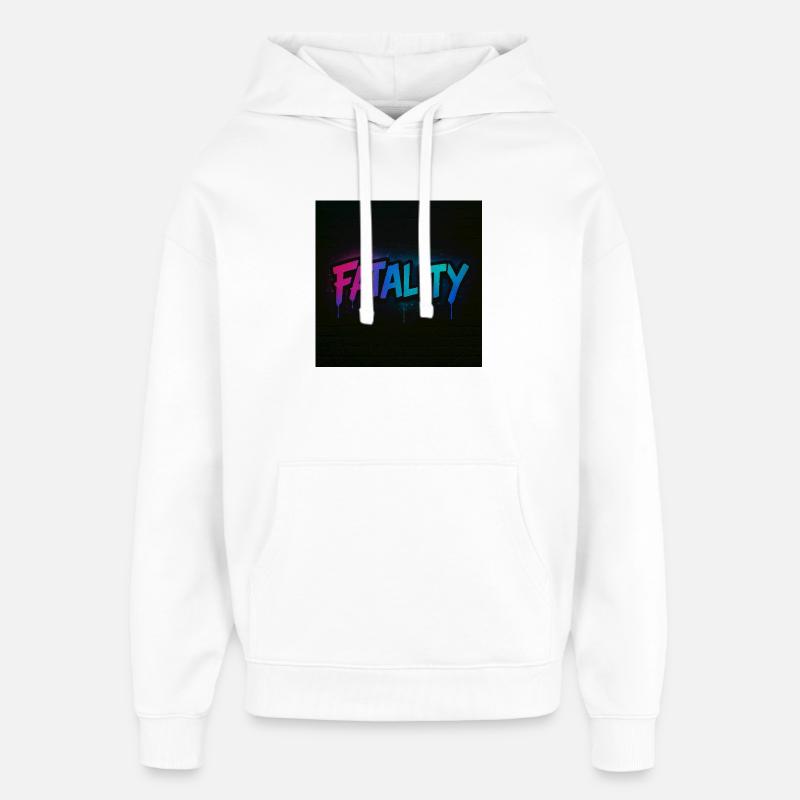 Fatality_Graph - Oversized Unisex Hoodie von Stanley/Stella - Weiß