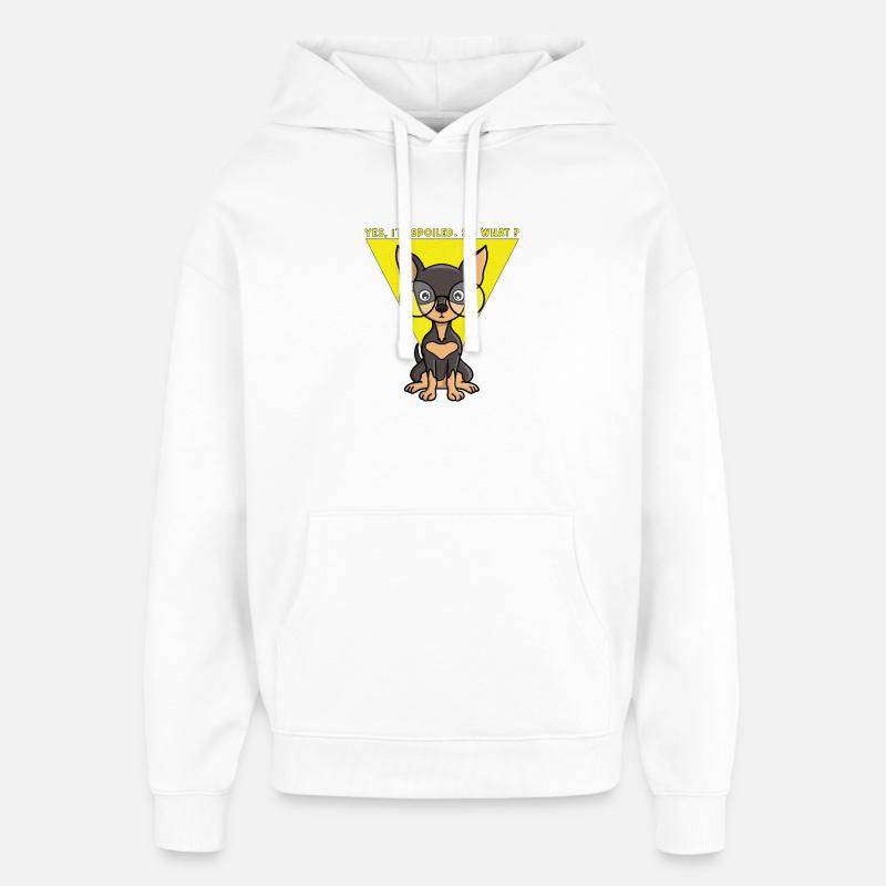 Yes, I'm spoiled. So what? - Sweat à capuche unisexe Stanley/Stella Oversized - blanc