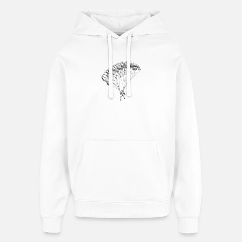 Parachute - Sweat à capuche unisexe Stanley/Stella Oversized - blanc