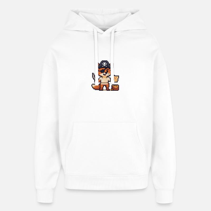 Marcel Seibt - Sweat à capuche unisexe Stanley/Stella Oversized - blanc