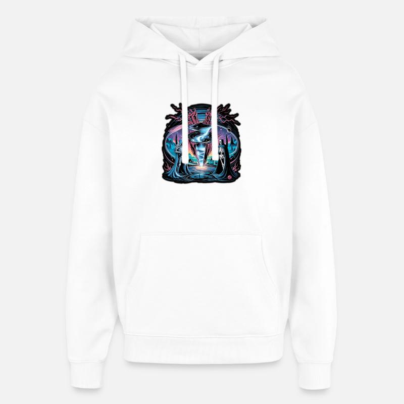 Faille cosmique avec gardiens du Vide - Sweat à capuche unisexe Stanley/Stella Oversized - blanc