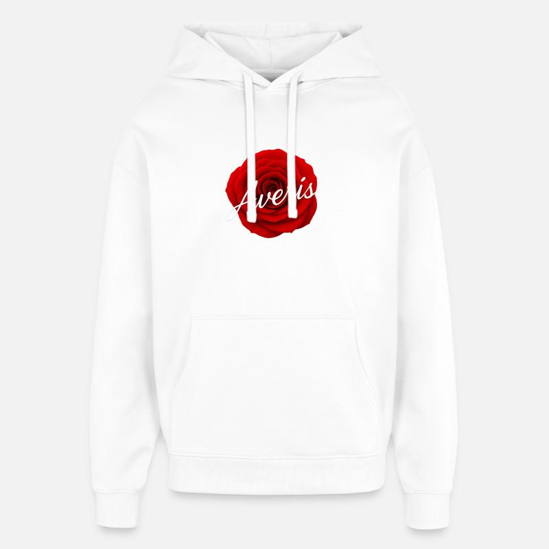 Pull Averis - Sweat à capuche unisexe Stanley/Stella Oversized - blanc