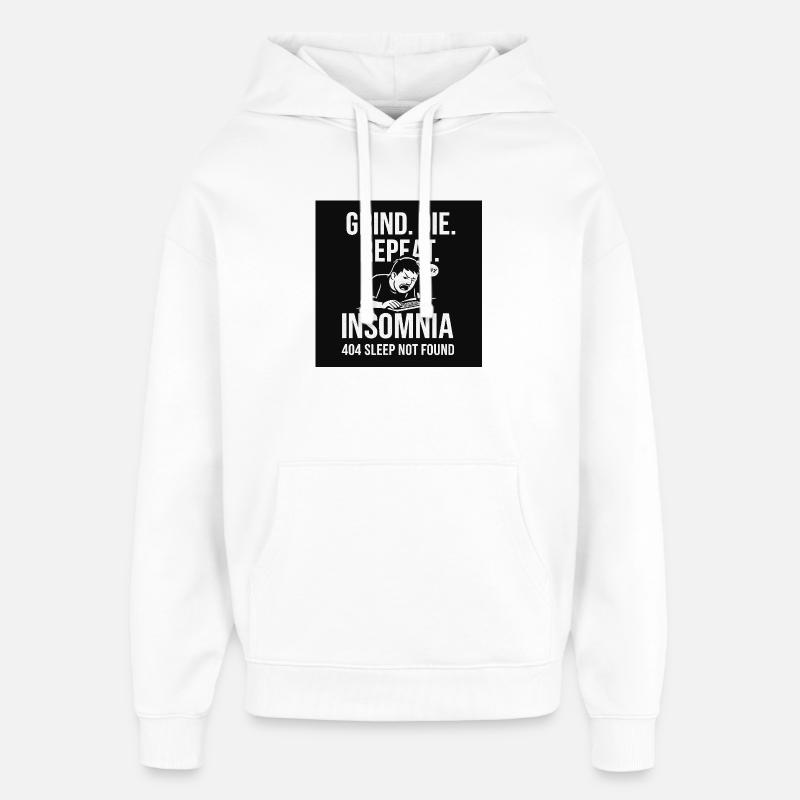 Conception de l’échec du sommeil motivationnel - Sweat à capuche unisexe Stanley/Stella Oversized - blanc