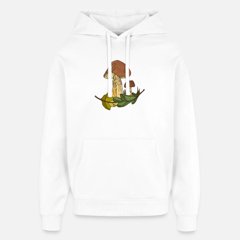 mycètes - Sweat à capuche unisexe Stanley/Stella Oversized - blanc