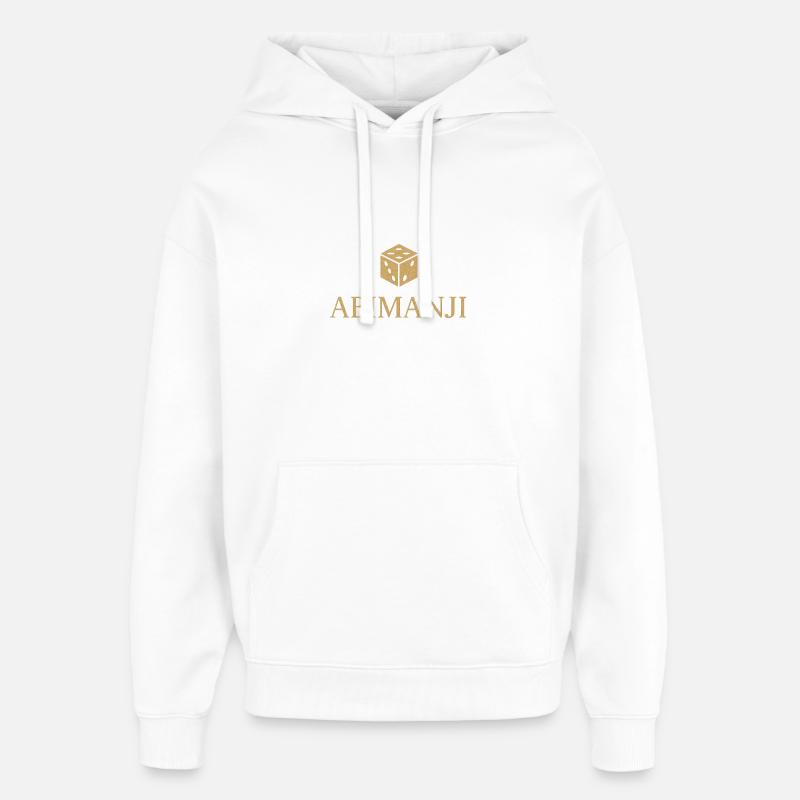 Abimanji - Sweat à capuche unisexe Stanley/Stella Oversized - blanc