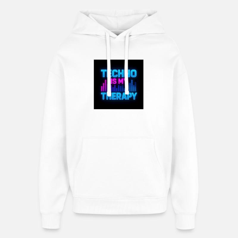 2E8C6A85-23F1-4679-8446-7C81CB6DAC9E - Oversized Unisex Hoodie von Stanley/Stella - Weiß