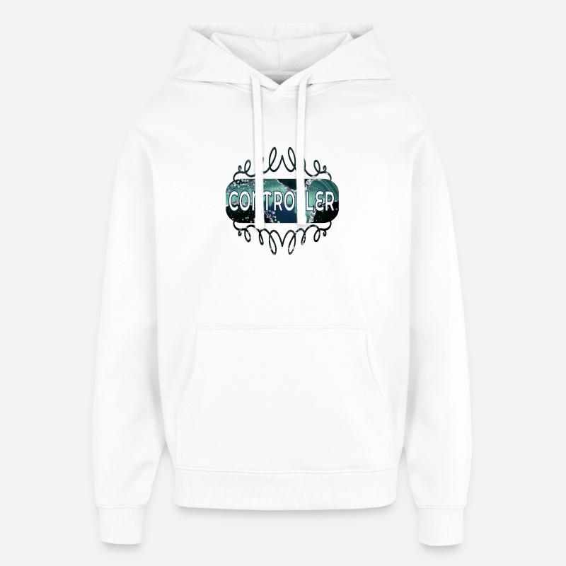 BERUF CONTROLLER - Oversized Unisex Hoodie von Stanley/Stella - Weiß