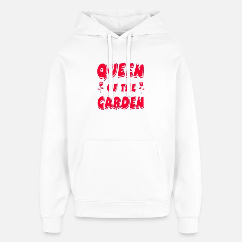 Jardin - Sweat à capuche unisexe Stanley/Stella Oversized - blanc