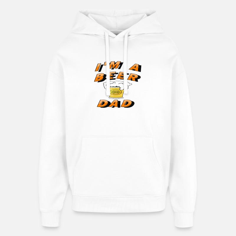 Bière - Sweat à capuche unisexe Stanley/Stella Oversized - blanc