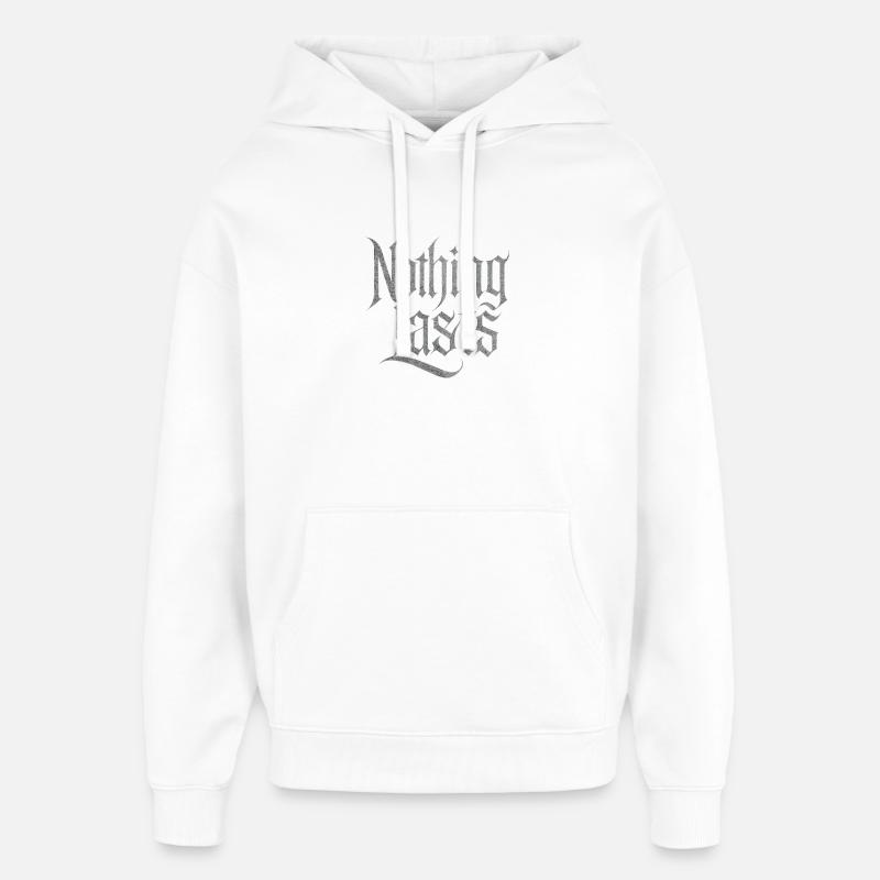 Nothing Lasts Design – Vergänglichkeit & Stil - Oversized Unisex Hoodie von Stanley/Stella - Weiß