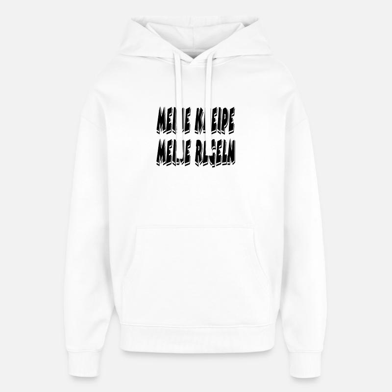 Bar - Sweat à capuche unisexe Stanley/Stella Oversized - blanc