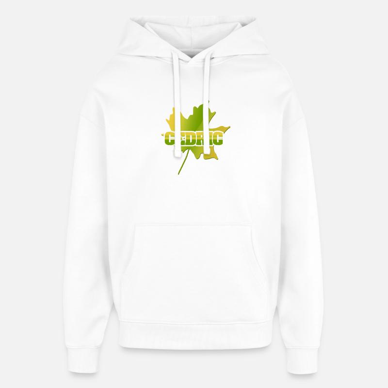 Cédric Cédric - Sweat à capuche unisexe Stanley/Stella Oversized - blanc