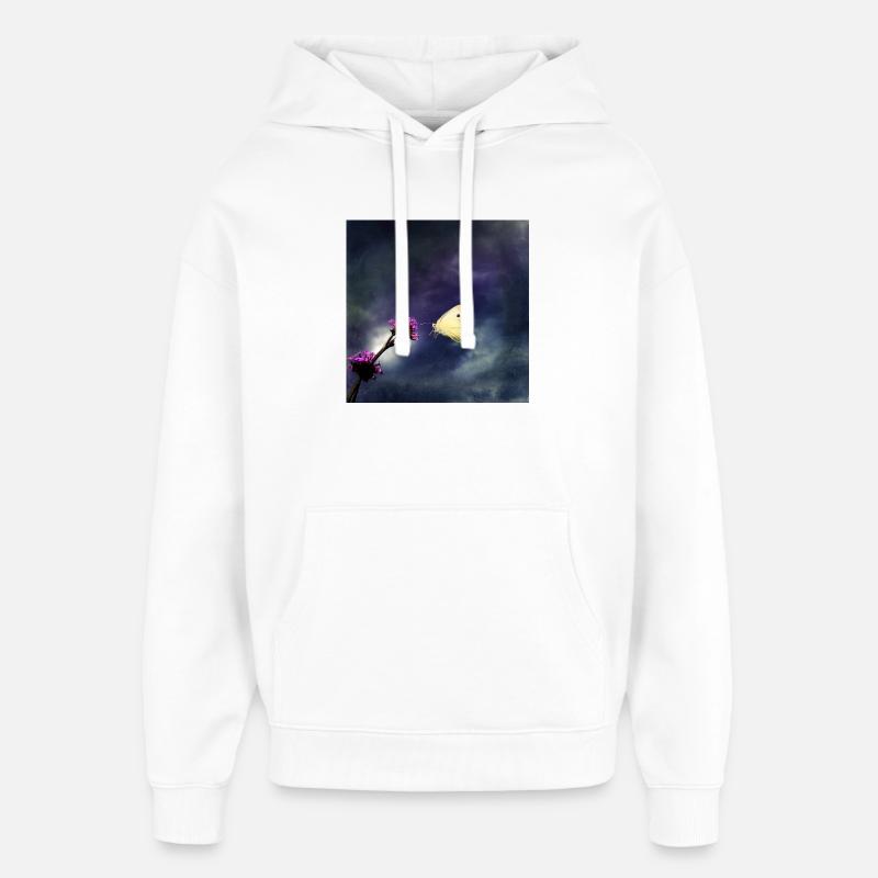 Approche en mode orage - Sweat à capuche unisexe Stanley/Stella Oversized - blanc