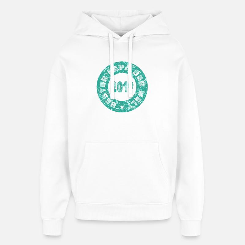 Charrette à bras 2019 - Sweat à capuche unisexe Stanley/Stella Oversized - blanc