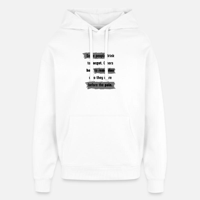 Conception Heal To Remember - Sweat à capuche unisexe Stanley/Stella Oversized - blanc