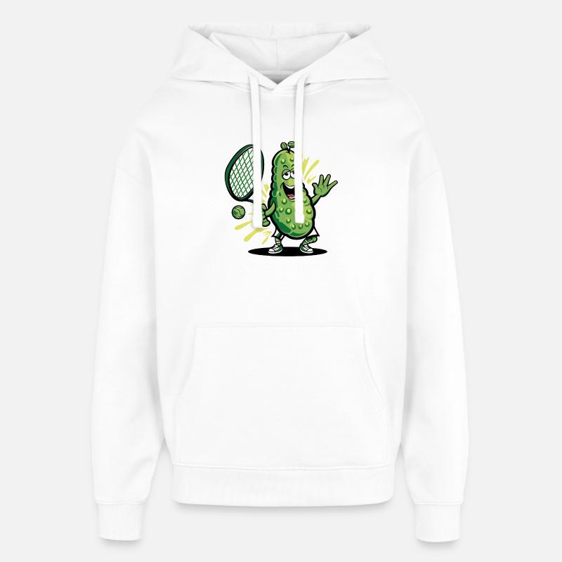 Pickleball - Sweat à capuche unisexe Stanley/Stella Oversized - blanc
