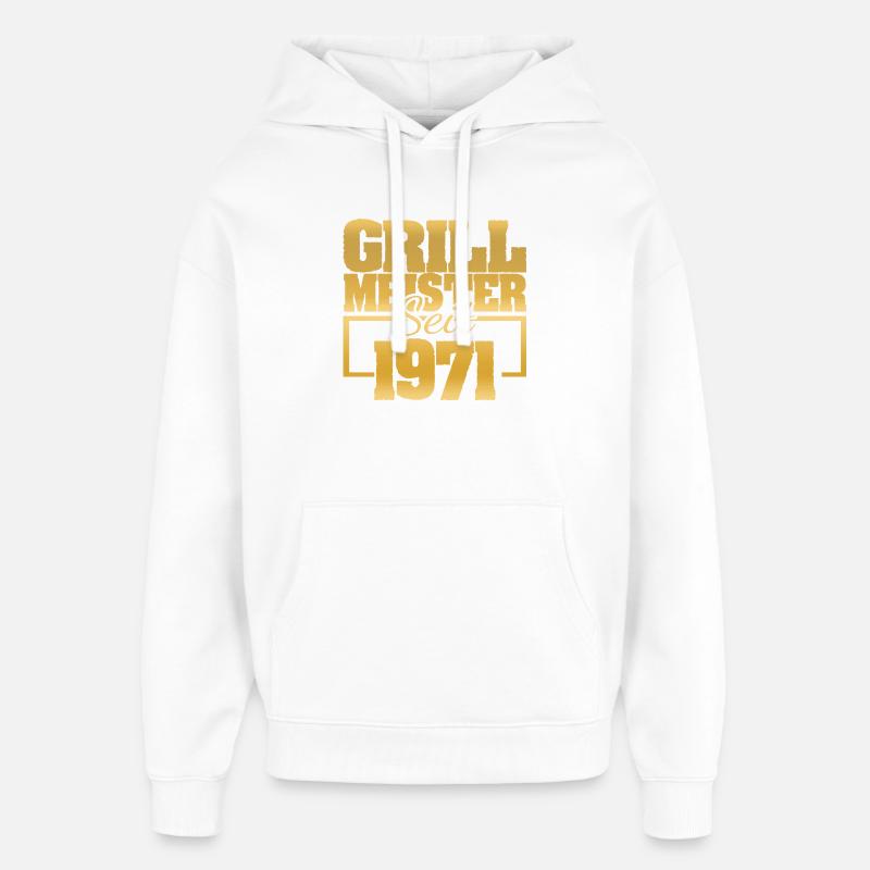 Grillen 1 - Oversized Unisex Hoodie von Stanley/Stella - Weiß