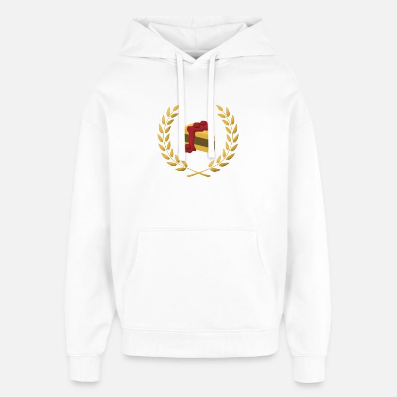 Gâteau - Sweat à capuche unisexe Stanley/Stella Oversized - blanc