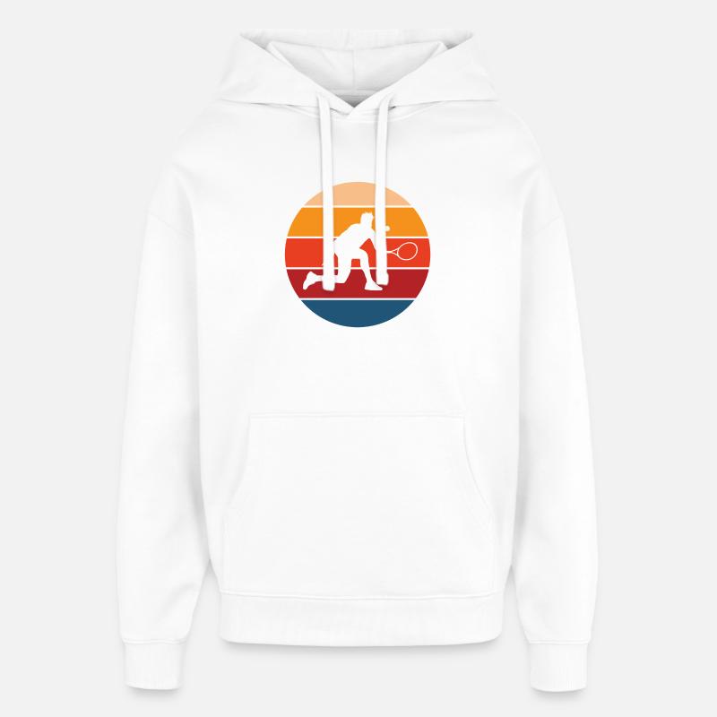 tennis - Sweat à capuche unisexe Stanley/Stella Oversized - blanc