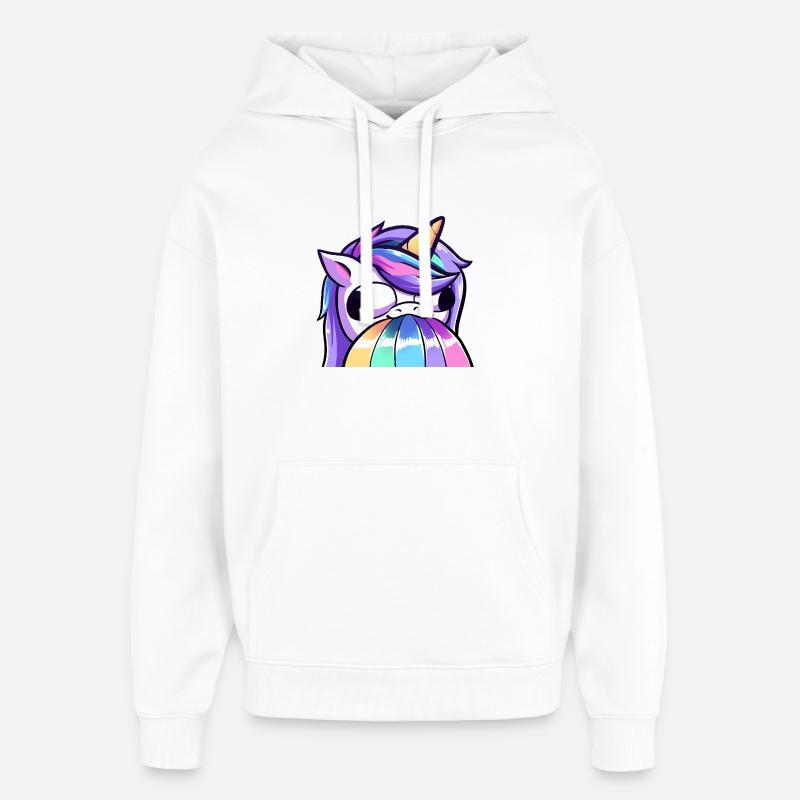 Lya derp - Sweat à capuche unisexe Stanley/Stella Oversized - blanc