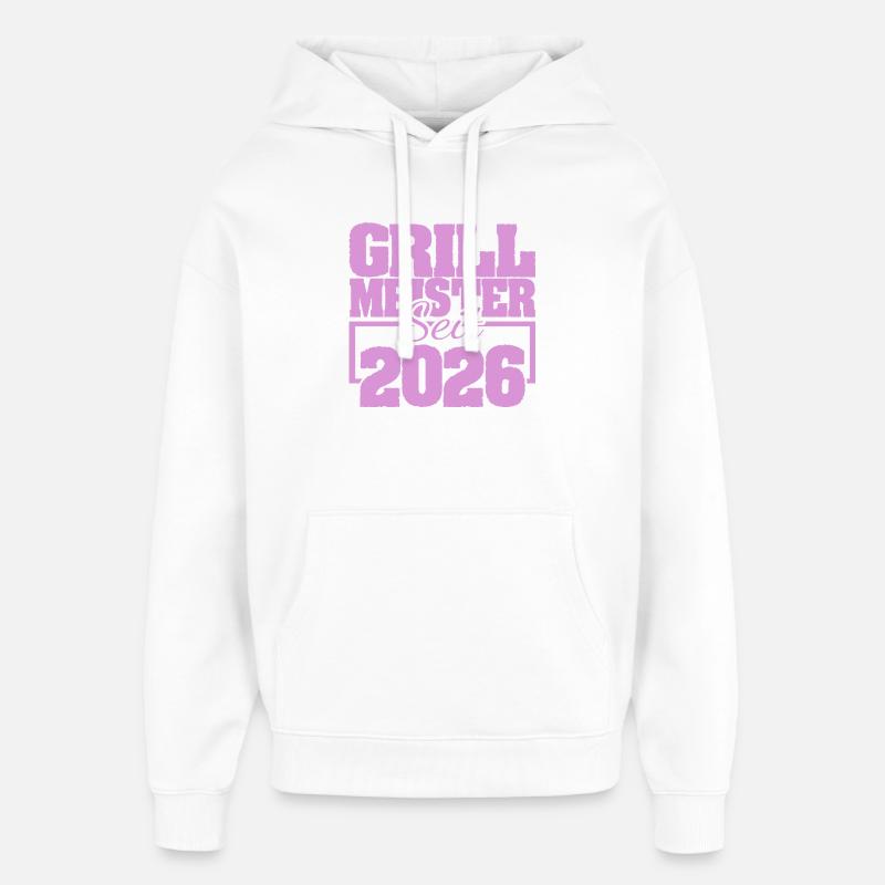 Barbecue 2026 - Sweat à capuche unisexe Stanley/Stella Oversized - blanc